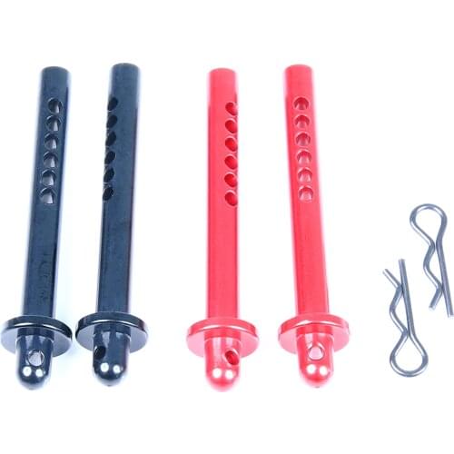 GTB CNC Aluminum Axial SCX10 1/10 RC Car Body Mount and Clips