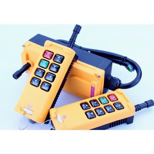 HS-8 8 keys industrial remote controller 2transmitters + 1 receiver Crane remote control