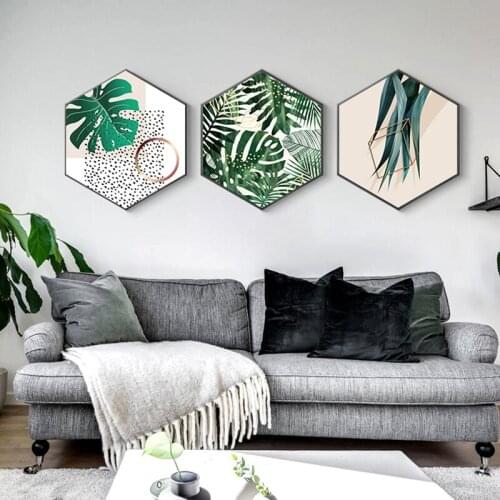 Nordic Green Plant Pineapple Canvas Painting Modern Plant Poster Print Cactus Wall art Picture for Living Room HD Tableaux Salon