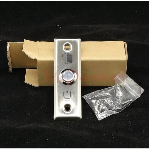 Free Shipping No/Com Stainless Steel Door Exit Button Switch emergency push button switch for home security system