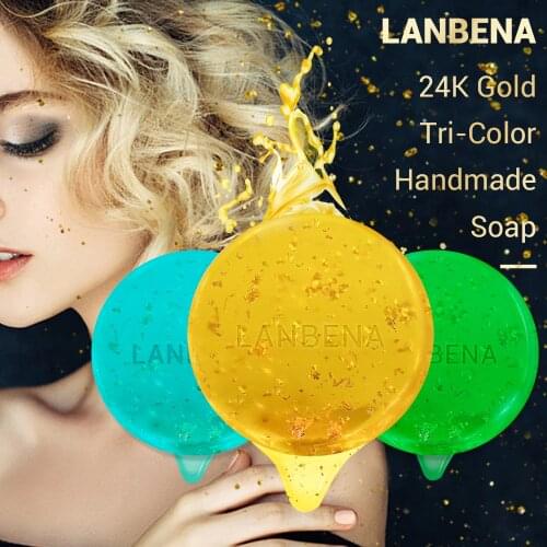LANBENA Hyaluronic Acid+Handmade Soap Seaweed+tea Tree Facial Deep Cleansing Moisturizing Whitening Face Care