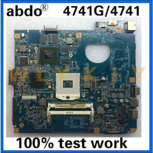 Abdo 48.4GY02.031 Motherboard for ACER 4741G MS2203 MS2206 Notebook Motherboard PGA989 HM55 DDR3 100% Test Work