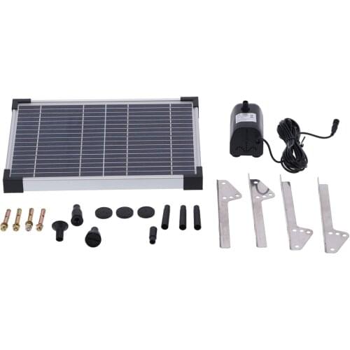 Small Solar Fountain Pump 17V/10W Water Pump for Rockery Fountains