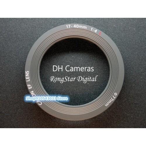 NEW EF 17-40 F4 Name Plate Cover Plate Nameplate YB2-0379-000 Front Lens For Canon 17-40mm f4L USM Unit Repair Part Replacement