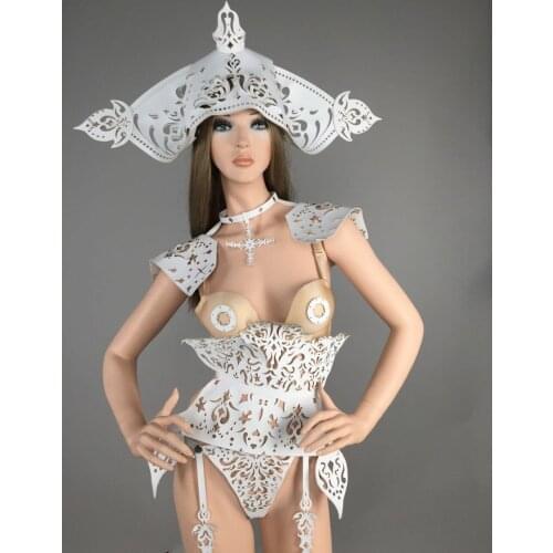 Nightclub bar dj female singer dance gogo religious sexy show performance costume Future technology