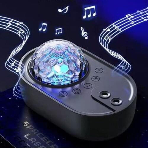 New Colorful Starry Sky Projection Light Music Bluetooth Children Bedroom Decor Led Night Light Home Party Lamps Kids Gift