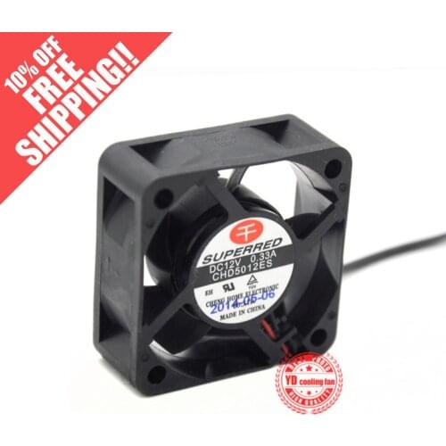 NEW SUPERRED 5020 12V 0.33A CHD5012ES 5cm cooling fan