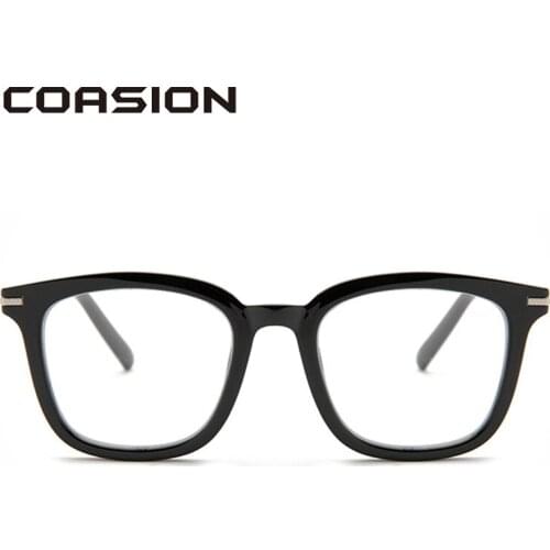 COASION Retro Square Blue Light Blocking Glasses for Men Women Computer Gaming Glasses Clear Optical Frames UV400 CA1706