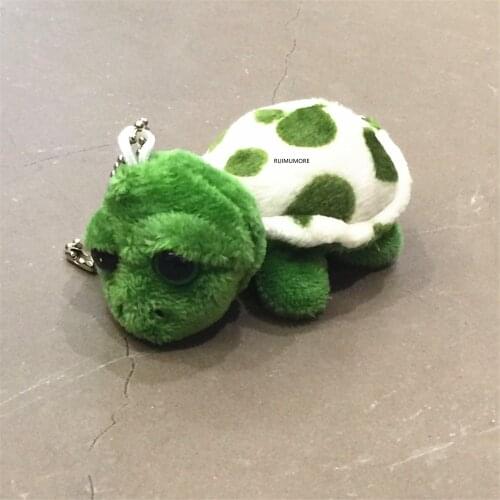 7CM Approx. Small Green Color Tortoise Gift Plush Doll , Animal Turtle Toy , Kids Chain Pendant