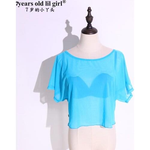 Adult Sexy Mesh Belly Dance Top Dress Costume Dancers Wear CP19