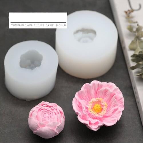 Rose Flower Silicone Mold Flower Shape Soap Mold Candle Mold Handmade Soap Mould DIY Plaster Mold Home Decor