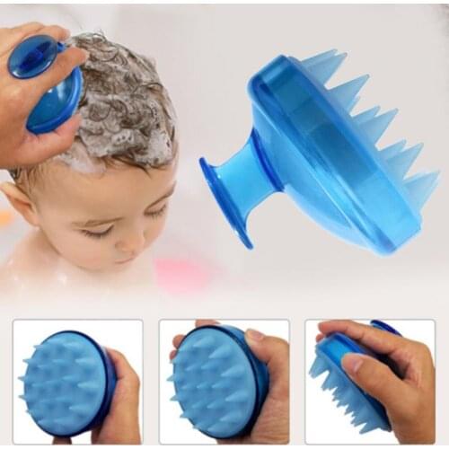 Silicone Hair Brush Shampoo Scalp Brush Comb Head Spa Slimming Massage Brush Body Hair Washing Comb Shower Bath Brush Dropship