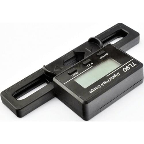 TL90 LCD Digital Pitch Gauge ruler measure tool for T-REX 450/L 470 380 500 550 700 Rotor System RC Helicopter(Without Battery)