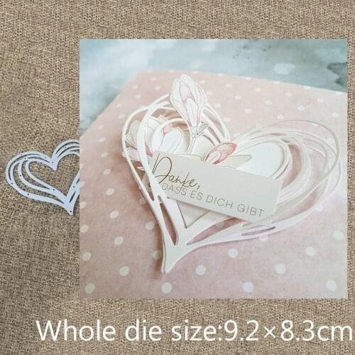 XLDesign Craft Metal Cutting Dies graffiti love heart decoration scrapbooking Album Paper Card Craft Embossing Die Cuts