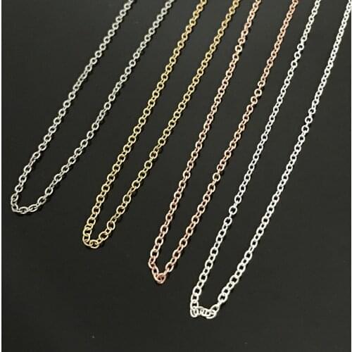 20 years new simple natural necklace metal plating technology hot style womens necklace quantity of the best