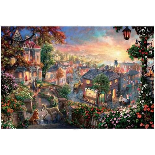 1000 Pieces Puzzles For Adults Paper Jigsaw Puzzles Educational Intellectual Relieve Stress DIY Large Puzzle Game Toys Gift