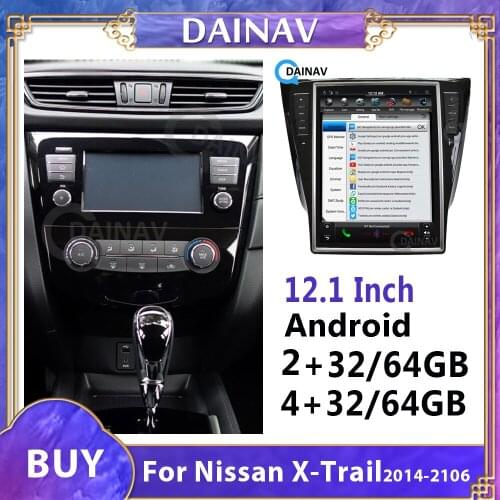 12.1 inch Android Car Multimedia DVD Player GPS Navigation For NISSAN X-TRAIL 2014 2015 2016 Car DVD Player Audio Radio Stereo
