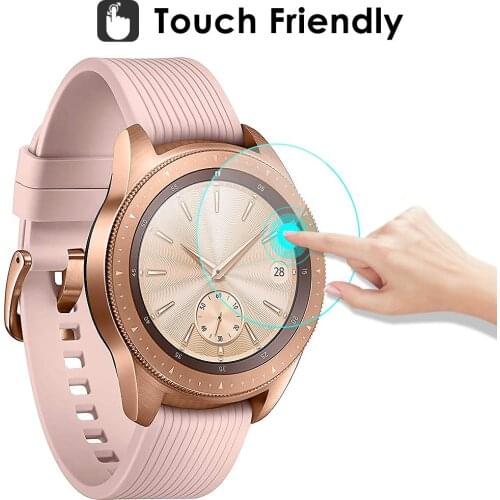 2.5D Tempered Glass Screen Protector For Samsung Galaxy Watch SmartWatch 46mm 42mm Explosion-proof Anti-Scratch Transparent Film