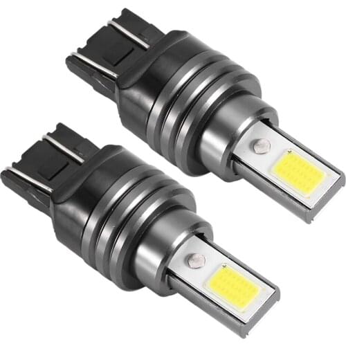 2pcs E20-T20 Car Bright LED Light Bulbs For Reversing Brake Signal Backup Fog Lights Built-In Lamp Bead Drive Current Decodin