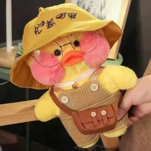 30cm Kawaii Duck Plush Toy Stuffed Animals Yellow Duck Turn into Totoro Unicorn Pig Panda Toys for Girls Kids Gift