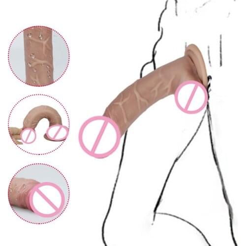 Man Nuo Realistic Dildo Huge Liquid Silicone Big Penis Suction Cup Adultos Sex Toys for Women Masturbation Sex Product New