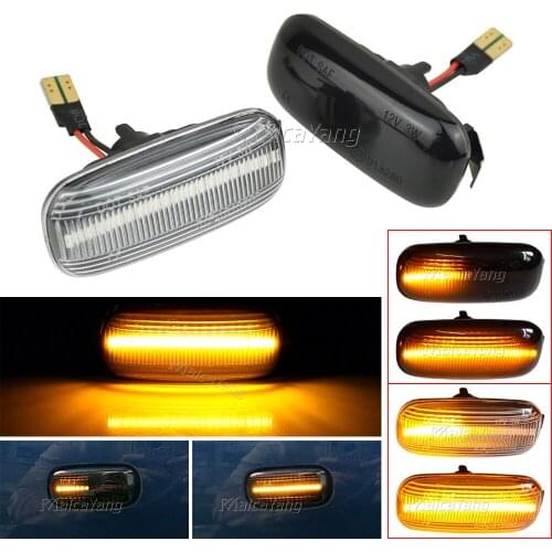For Audi A3 S3 8P A4 S4 RS4 B6 B7 B8 A6 S6 RS6 C5 C7 LED Dynamic Side Marker Lamp Turn Signal Blinker Light