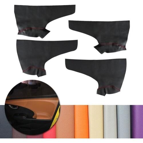 For Honda Jazz / Fit 2008 2009 2010 2011 2012 Hatchback Car Styling Interior Door Panel Armrest Microfiber Leather Cover