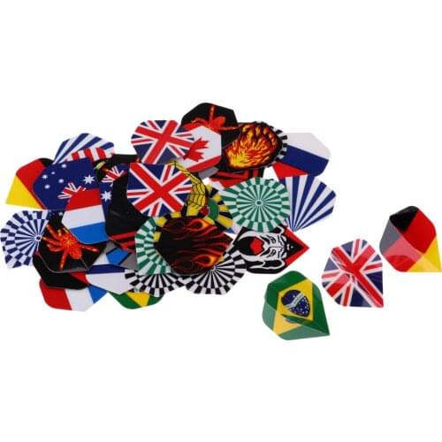 60/54 Standard PET Dart Flights Tails Parts Supplies for Dart Game