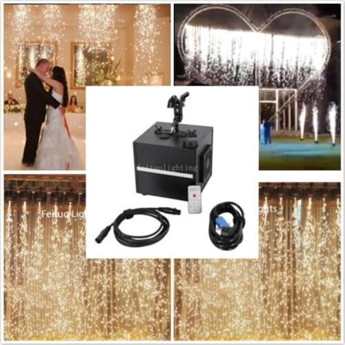 4pcs DJ Equipment Fall 650W Cold Spark Machine Fireworks Fountain for Concert Wedding Stage