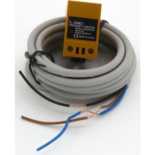 17x17x28 5mm sensing NPN NO TL-Q5MC1 prism shape inductive proximity sensor switch TL-Q5M series