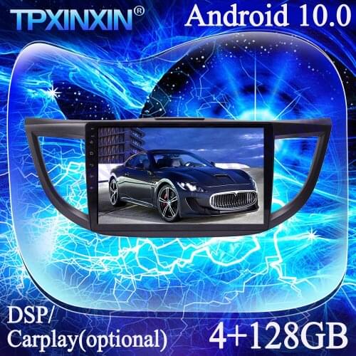 IPS Android 10.0 For Honda CRV 2012-2016 PX6 Carplay 4G+128G Multimedia Player Tape Recorder GPS Navi Auto Radio Head Unit DSP