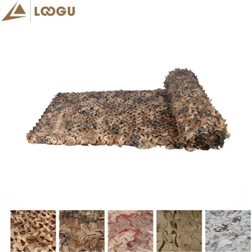 LOOGU E 1.5mx10m Car Covering Tent Woodland Military Camouflage Hunting Netting Without Edge Binding And Mesh Net Sun Shelter