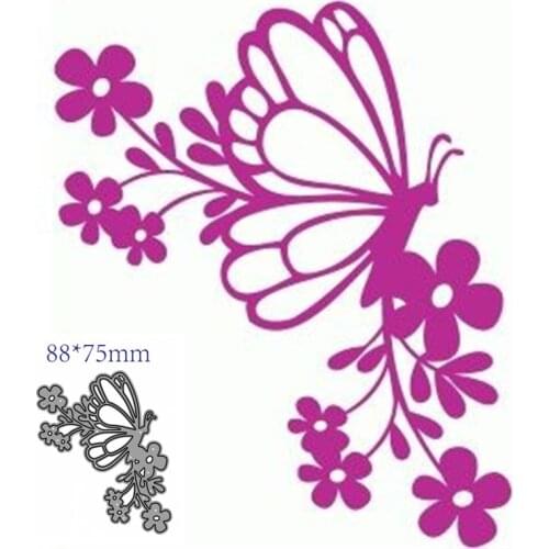 Metal Cutting Dies Cut Mold Flower butterfly Decoration Scrapbook Paper Craft Knife Mould Blade Punch Stencils