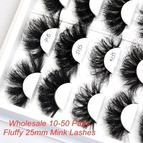 Mink Eyelashes Mink Lashes Wholesale 10-50 Pairs Fluffy Lashes 100% Mink Hair Short Natural Eyelashes Wholesale Lashes Vendors