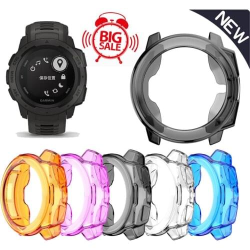 New Light-weight Soft Ultra-Slim TPU Protection Full For Garmin Instinct Case Cove Smart Watch Protective Accessories