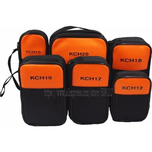 Orange Soft Case bag KCH12 KCH16 KCH17 KCH18 KCH19 KCH20 Use For Clamp Meter Multimeter KYORITSU Uni-T HIOKI Testo Sanwa