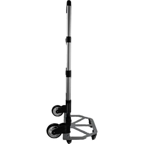 Folding Hand Truck Dolly, 60Kg/132 LBS Heavy Duty 2-Wheel Aluminum Cart Compact and Lightweight for Luggage