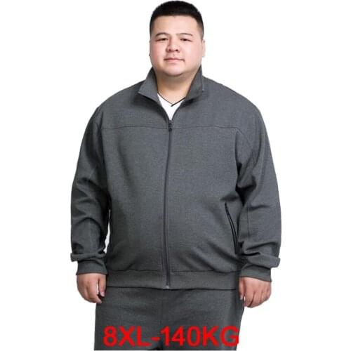 8XL Large Autumn Winter Men Sets Pants Clothing Sweatsuit Fashion Clothes Trousers Sportswear Sweatpants Long Sleeve Tracksuits
