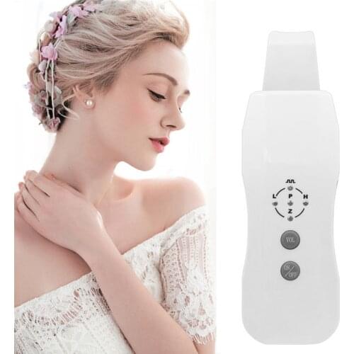 Ultrasonic Skin Scrubber Massager Ultrasound Facial Deeply Cleaning Device Anion Face Cleaner Cleanser Face Care Peeling Lifting
