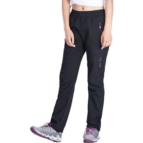 Hiking Women Winter Pants Windproof Waterproof Fleece Warm Trousers Camping Trekking Mountain Climbing Outdoor Sports Pants