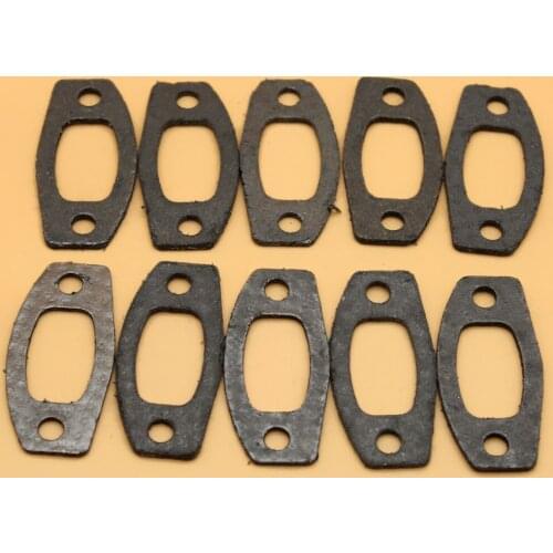 10Pcs/lot MUFFLER GASKET FOR HUSQVARNA 55, 55 RANCHER, 51, 50 CHAINSAWS REPLACEMENT PARTS 537127901