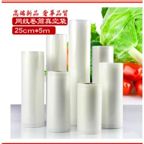 25cm*500cm,home vacuum food packing Bags,Hot Sale Keep food fresh Food Storage Bags Sealing Sealer Rolls