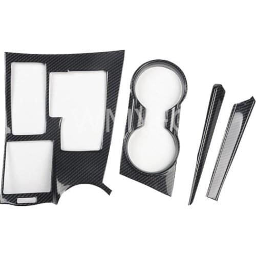 4PCS ABS Car Gear Shift Knob Frame Cover Trim Moldings Car Styling For Lexus NX 200T 300H 2015-2020