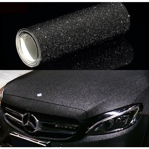 Car Styling black Glitter Diamond Shiny Vinyl Films Wrap For Car Body Car Sticker Auto decoration motorcycle decal