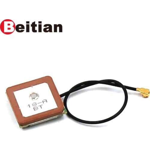 BEITIAN 28db IPEX GPS GLONASS dual active internal antenna 18*18*5mm BT-18A