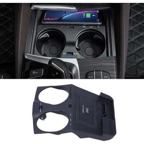 Wireless Car Charger QC3.0 USB Interface Overcharge Protection Fit for 5 6 Series G30 G38 G32 6GT 2019 2020