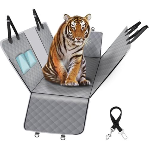 Travel Dog Car Back Seat Cover for Car Rear Back Seat Bag Booster Protector Waterproof Large Small Dogs Safety Car Seat Bed