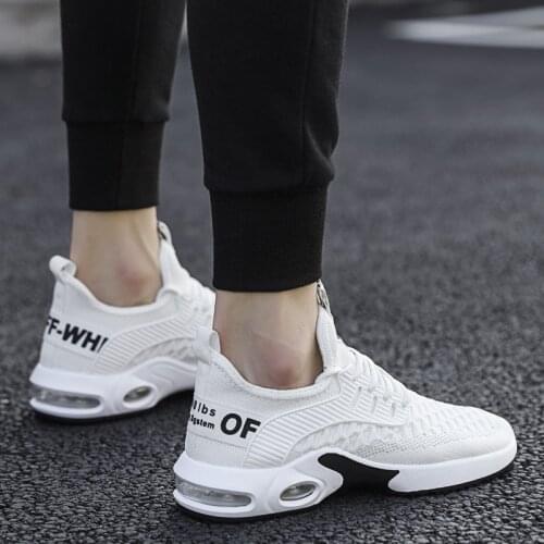 Breathable Running Shoes for Men Outdoor Sport Shoes Comfortable Breathable Fitness Shoes Light Casual Anti-skid Walking Shoes