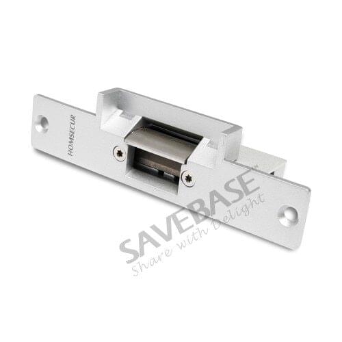 HOMSECUR Door Closed When Power OFF Fail-Secure Electric Strike PVC Door Lock For Video Doorphone System
