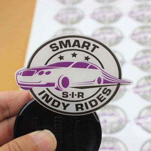 Printed adhesive glossy waterproof promotional sticker